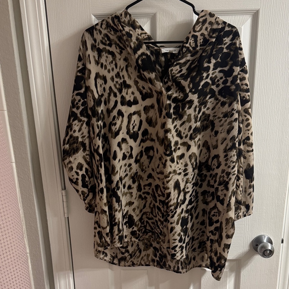 Calvin Klein Leopard Print Hoodie